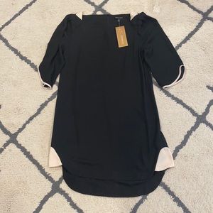 Francescas Black shift dress Size Small